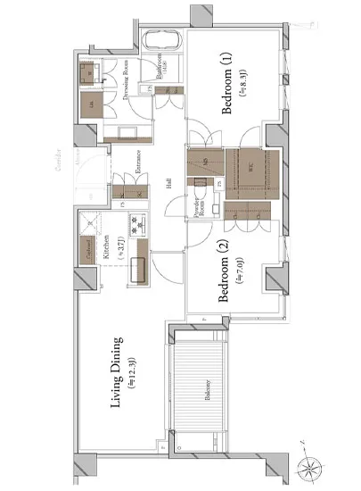 ブランズ六本木飯倉片町 401