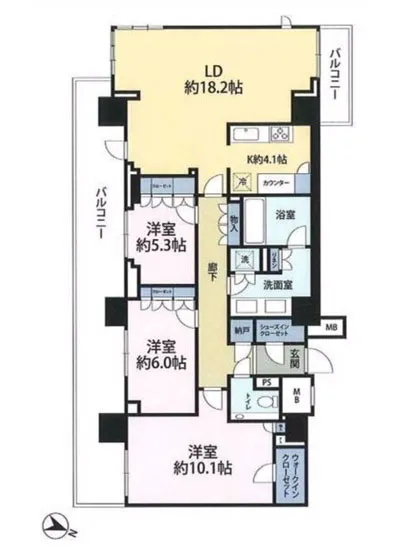 ザ・パークハウス五番町 1201