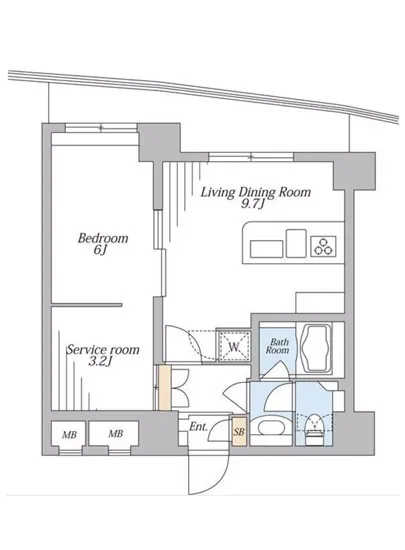 スタジオエアー白金 2F