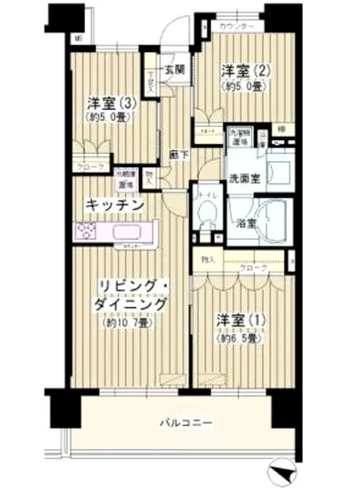 パークホームズ桜新町 203