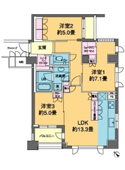 カスタリア若林公園 206