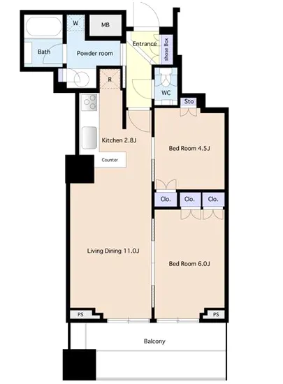 中野ツインマークタワー 706