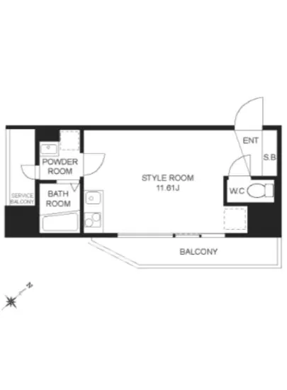ティエドゥール麻布台 201