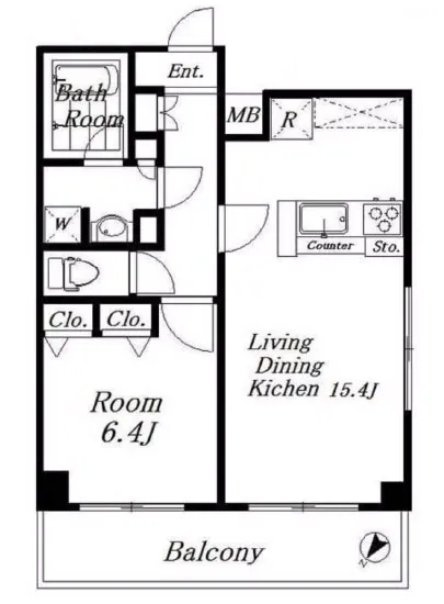 プレール・ドゥーク日本橋リバーサイド 9F