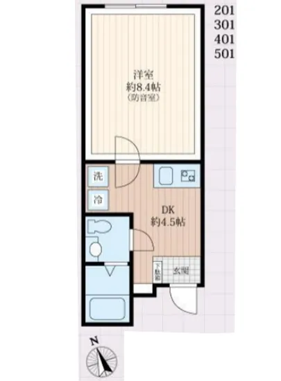 ラシクラス上野 301