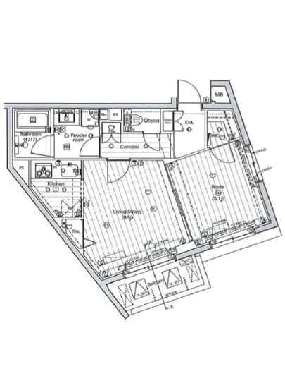 プレミアムキューブ不動前 101