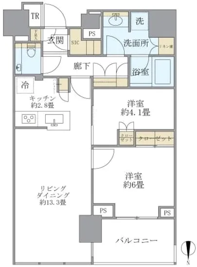 ブリリアタワー代々木公園クラッシィ 811