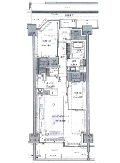 プラウド銀座東レジデンス 7F