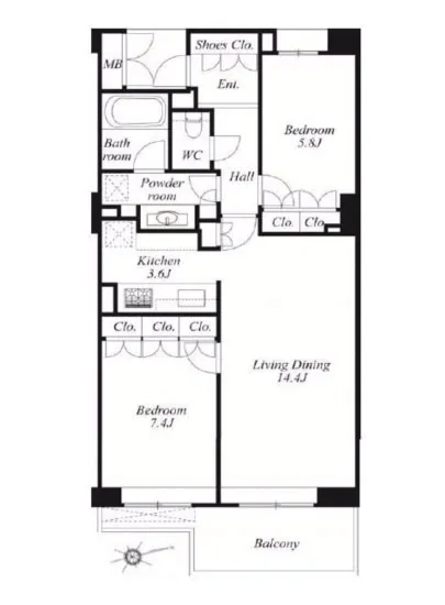 メゾンヴェール白金台 208