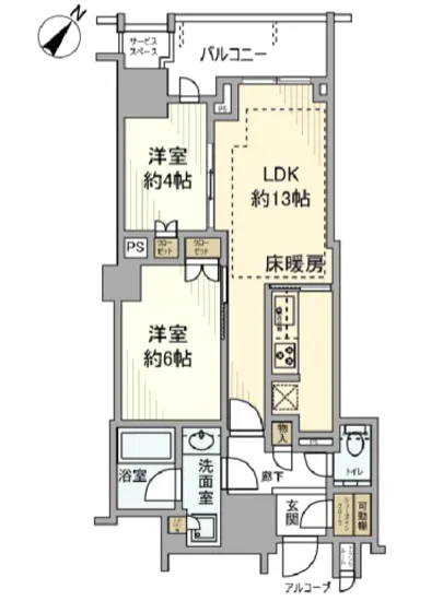 プラウド日本橋富沢町 9F