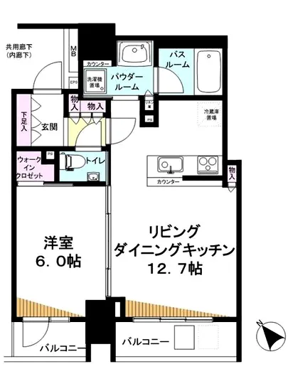 シティハウス月島駅前キャピタルコート 2F