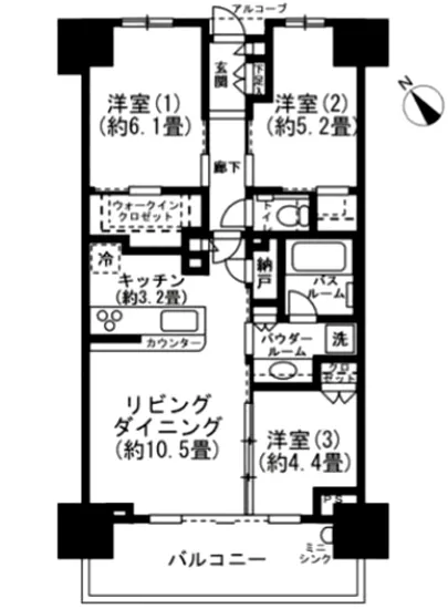 シティハウス東池袋 1502