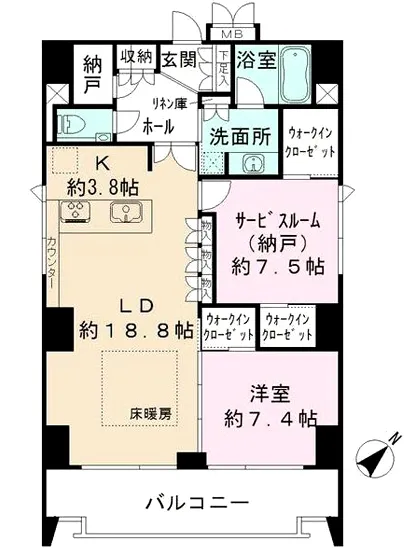 ソラシア八丁堀イースト 401