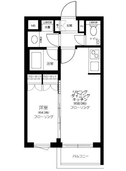 ダイナシティ市谷仲之町 2F