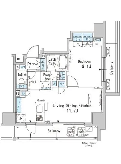 パークアクシス上野 403