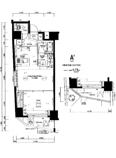 シーネクスプレミア浅草橋 201