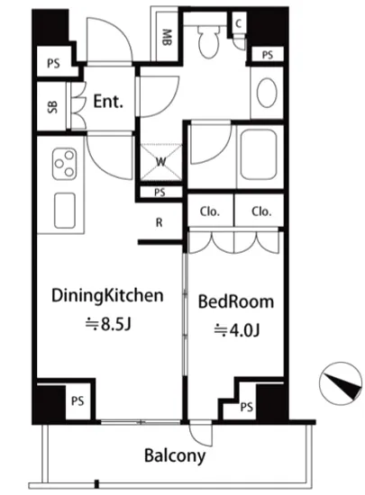 ザ・パークハウスアーバンス表参道 3F