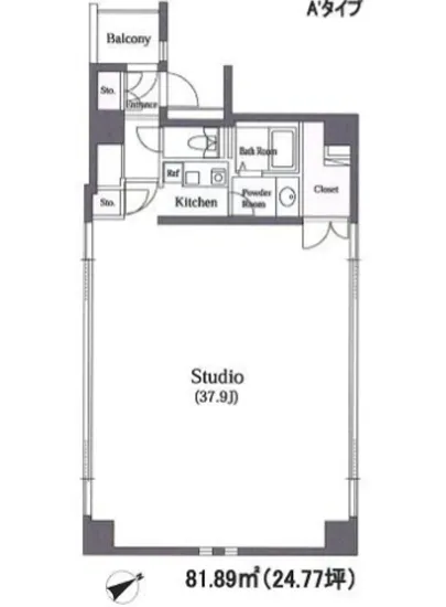 デュープレックス銀座タワー8/14 602