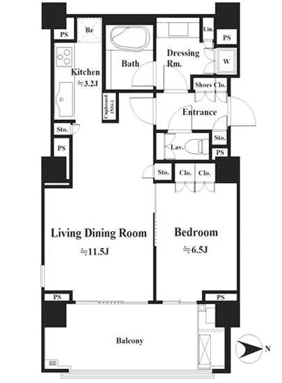 広尾ガーデンフォレスト 桜レジデンス A・B棟 B-5F