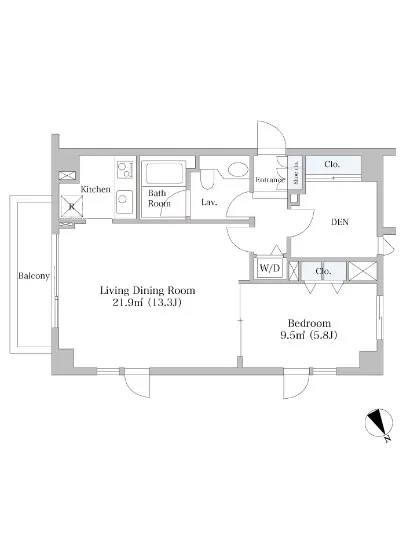 代官山ハイツ b-404