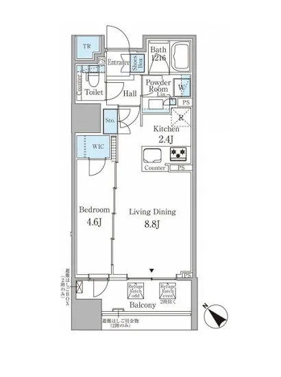 アネシア築地ステーションレジデンス 402