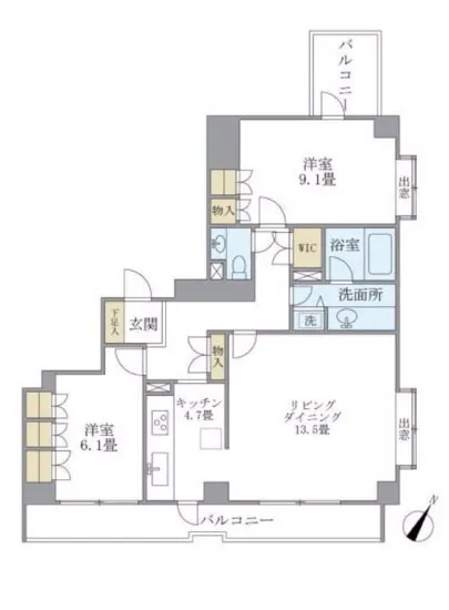 ベルメゾン南麻布(1-5) 202