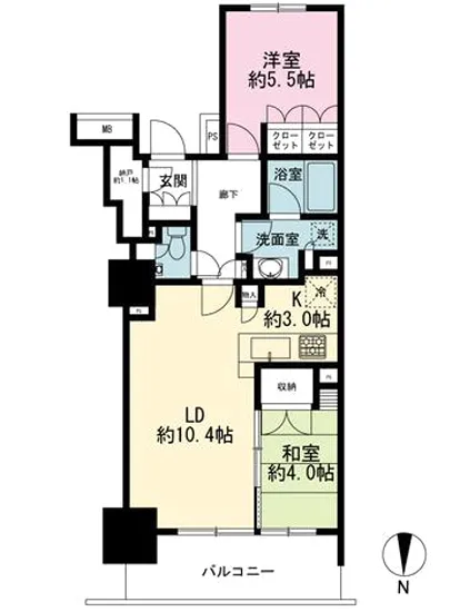 プライムパークス品川シーサイドザ・タワー 1802
