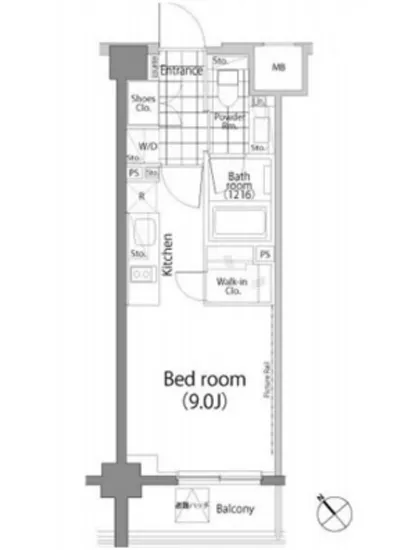 パークハビオ中目黒 203