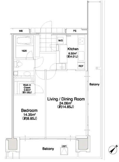 松竹スクエアレジデンス 19F