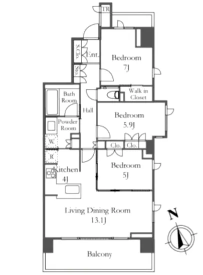 プラウド学芸大学 4F