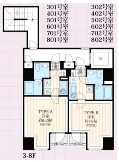 ラシクラスLAZO銀座イースト 302