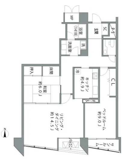 芝浦クリスタル品川レジデンス 1704