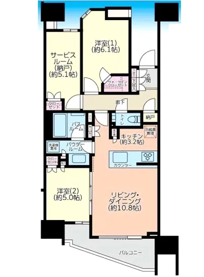 シティタワー品川パークフロント 17F