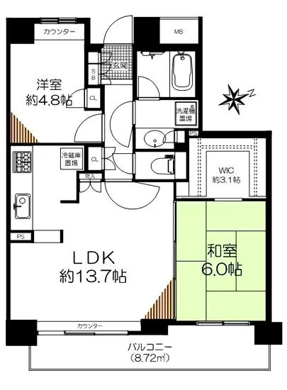 品川戸越パークホームズ 6F