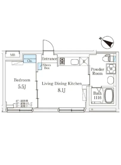 リビオメゾン池袋 205