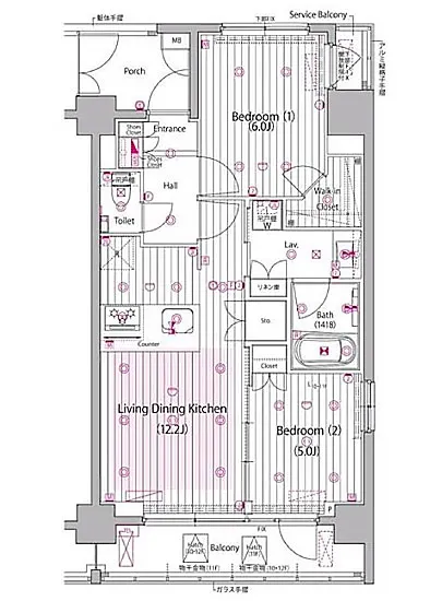 グランド・ガーラ白金高輪Ⅱ 10F