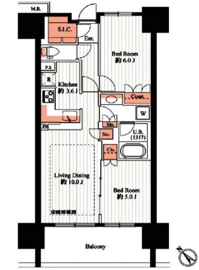 東京ミッドベイ勝どき 3F