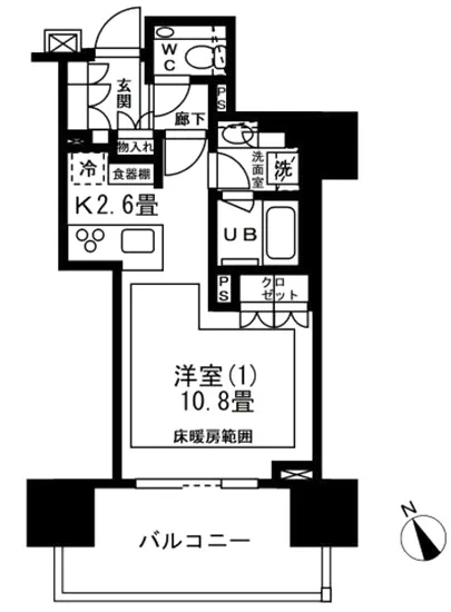 グランドヒルズ恵比寿 2F