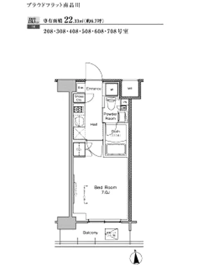 プラウドフラット南品川 708