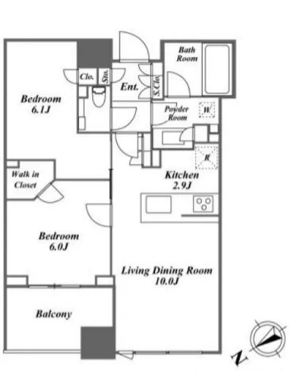 スカイフォレストレジデンスタワー&スイート 813