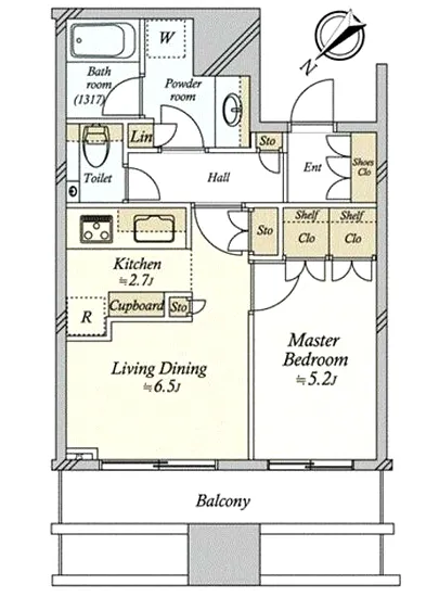 キャピタルゲートプレイス ザ・レジデンス 11F