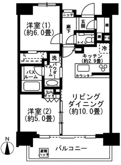 シティハウス東中野駅前 7F