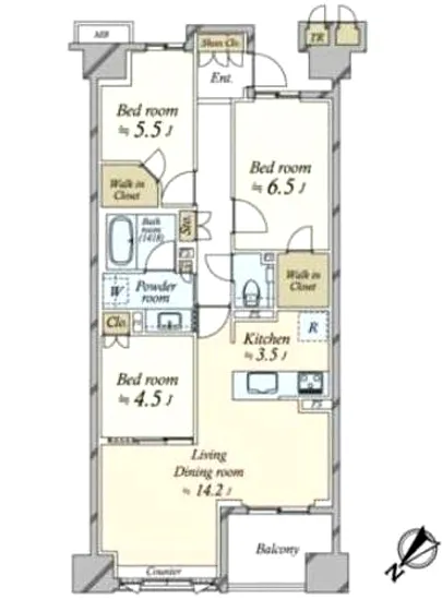 プレミスト佃二丁目 2F