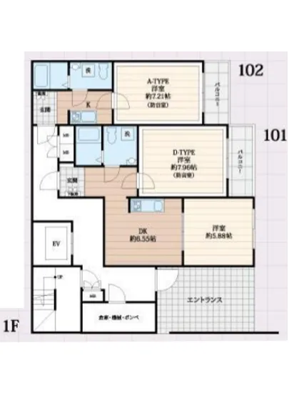 ラシクラス日暮里 101