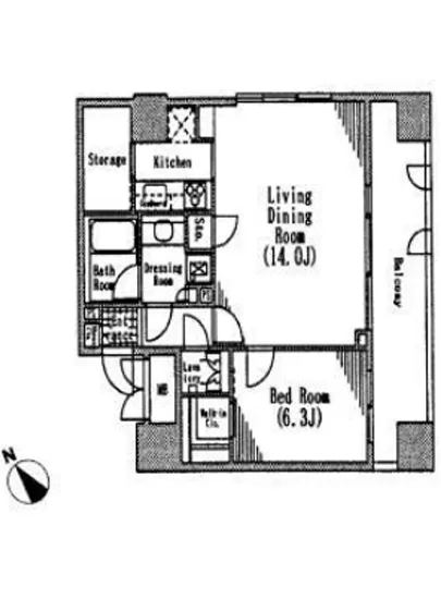 パークハビオ京橋 708