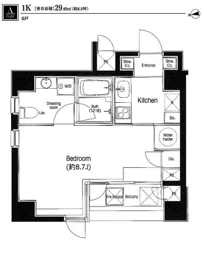 ルーチェ高輪 502