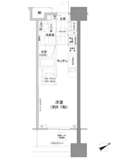 パークハビオ西新宿 405