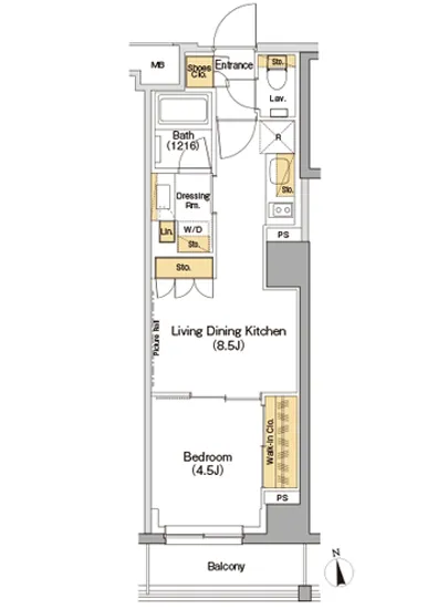 ザ・パークハビオ神楽坂香月 202