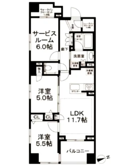 クレストフォルム大井町サウステラス 404