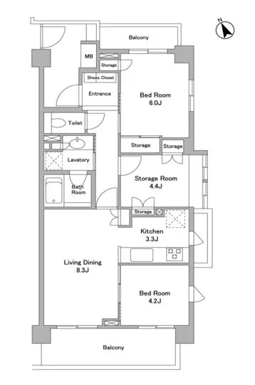 パークグレイス駒込 701